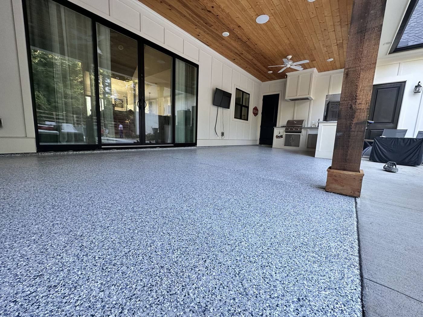 Coated patio